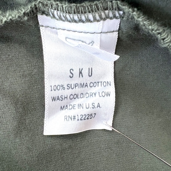 SKU SAVE KHAKI UNITED Haven Cotton Poplin Drawstring Pant in Basil - S - Picture 7 of 11